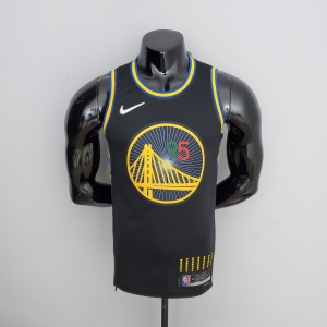 2022 75th Anniversary Golden State Warriors TOSCANO#95 Mexico Edition Black NBA Jersey