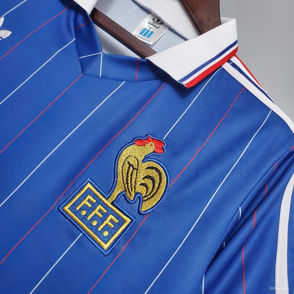 Retro France 1982 home Soccer Jersey