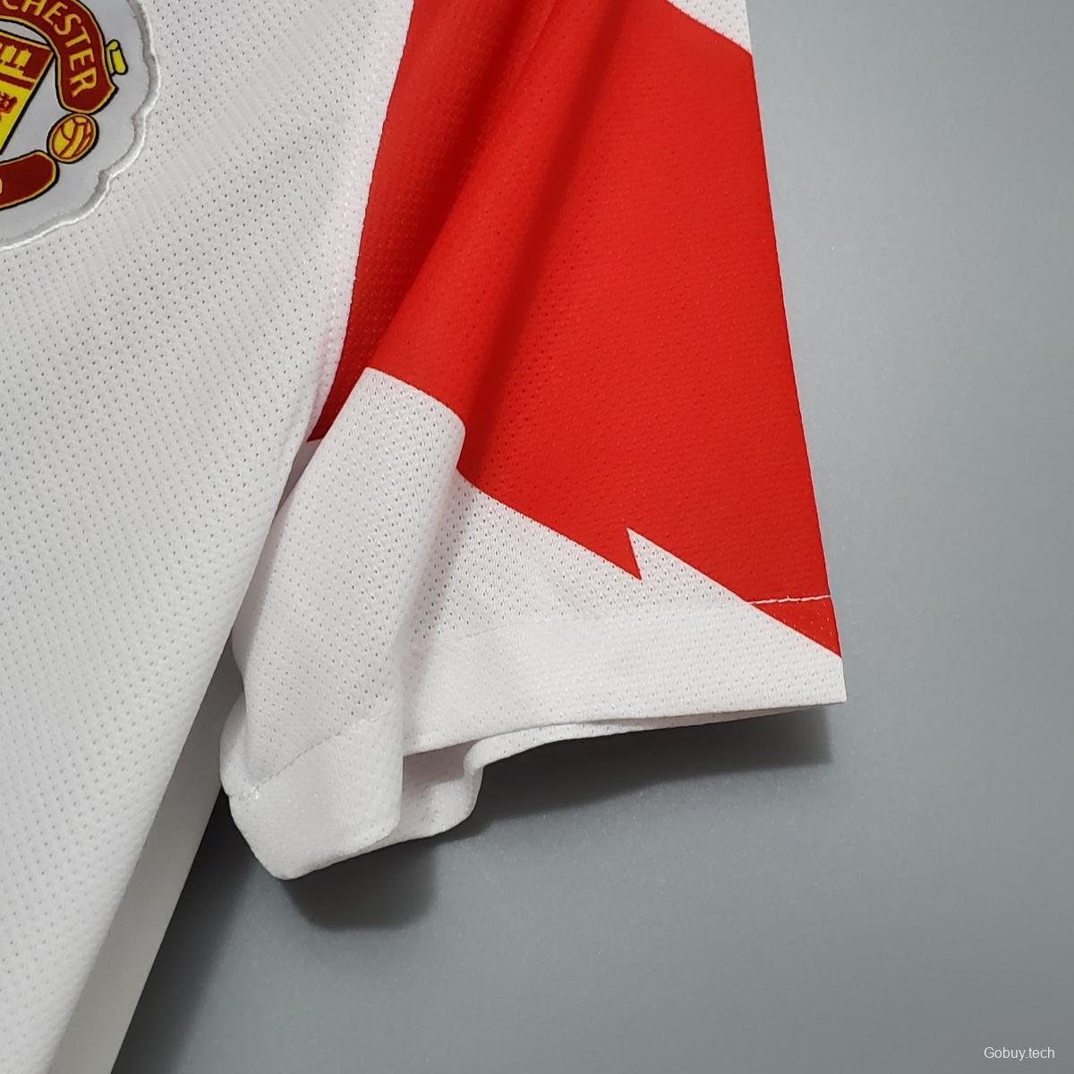 Retro 10/11 Manchester United in the Champions League version away Soccer Jersey