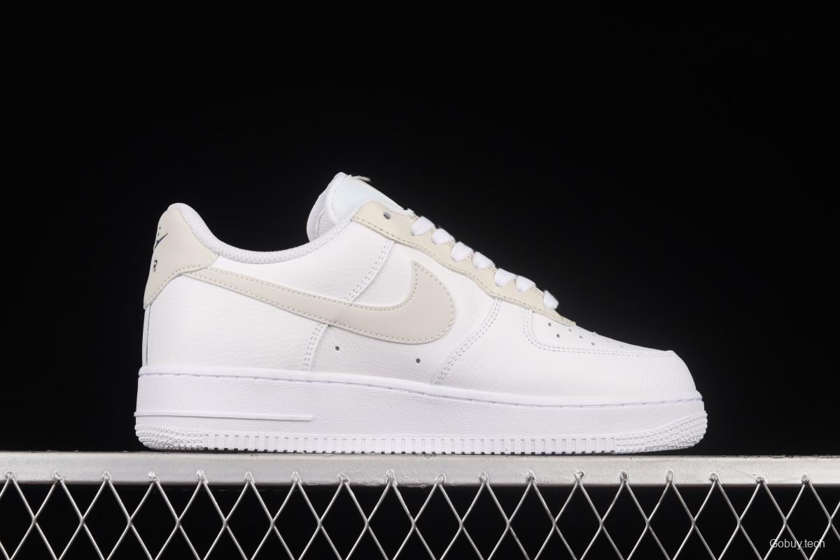 NIKE Air Force 1x 07 Low meter silver gray color 3M reflective low-top casual board shoes 315115-168