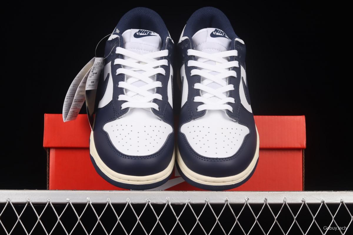 NIKE SB DUNK Low Navy Blue navy blue color SB buckle rebound fashion casual board shoes DD1503-115