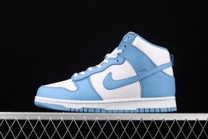 NIKE SB DUNK High North Carolina Blue SB rebound high upper shoes DD1869-107