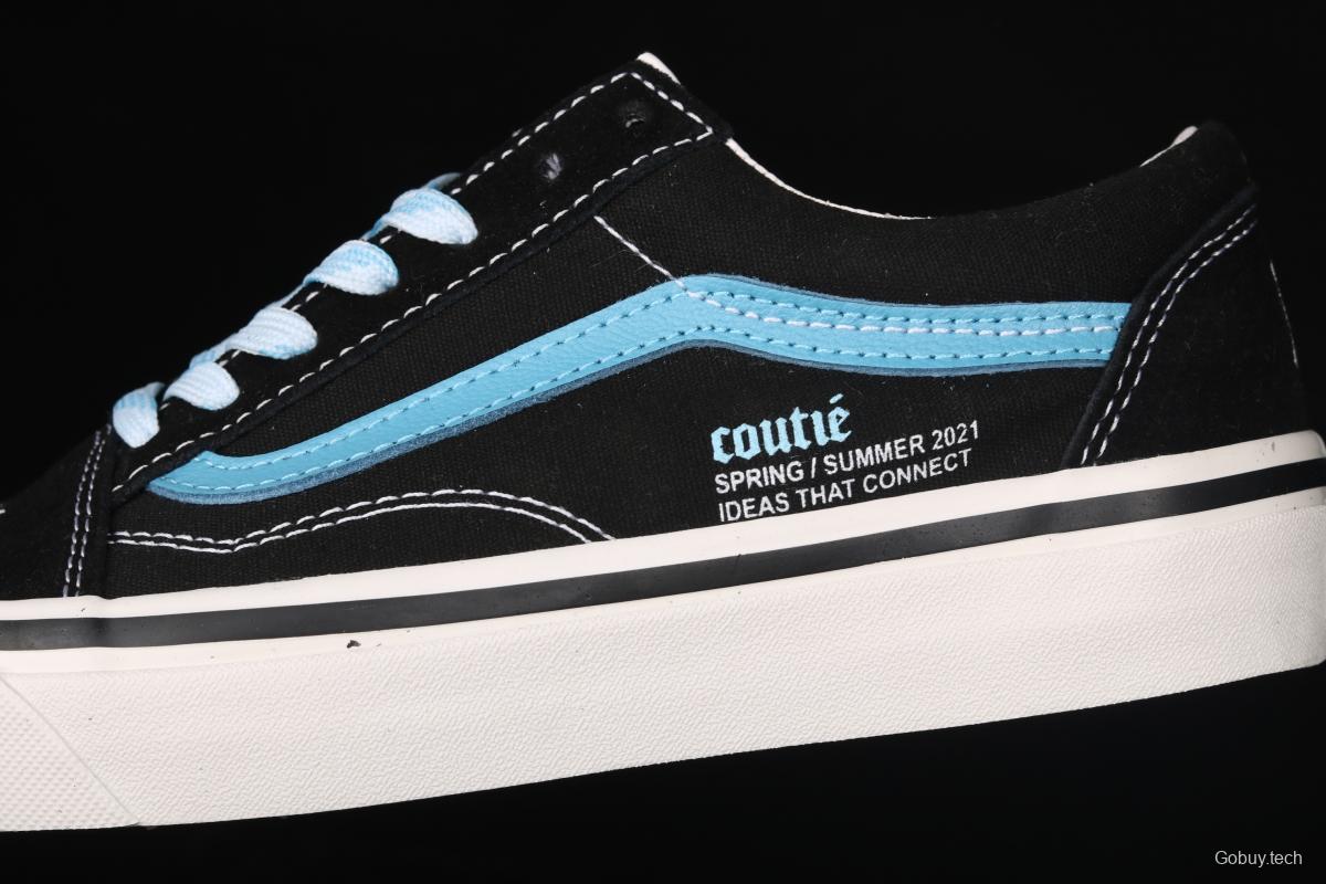 Vans couti é Old Skool 36 DX Old C Logo # 4 2021 blockbuster customized VN0A4BV76FX