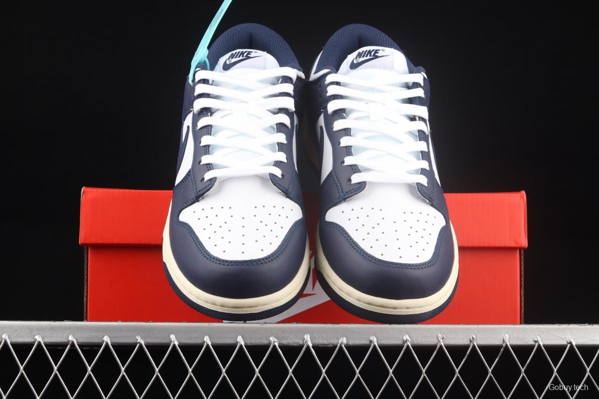 NIKE SB DUNK Low Navy Blue navy blue color SB buckle rebound fashion casual board shoes DD1503-115