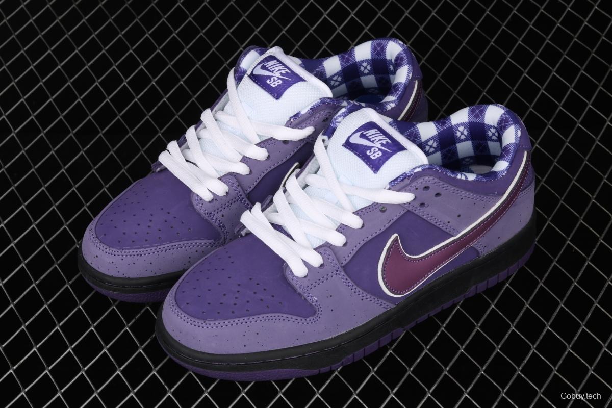 NIKE SB DUNK Low x Concepts co-signed purple lobster low-top shoes BV1310-555