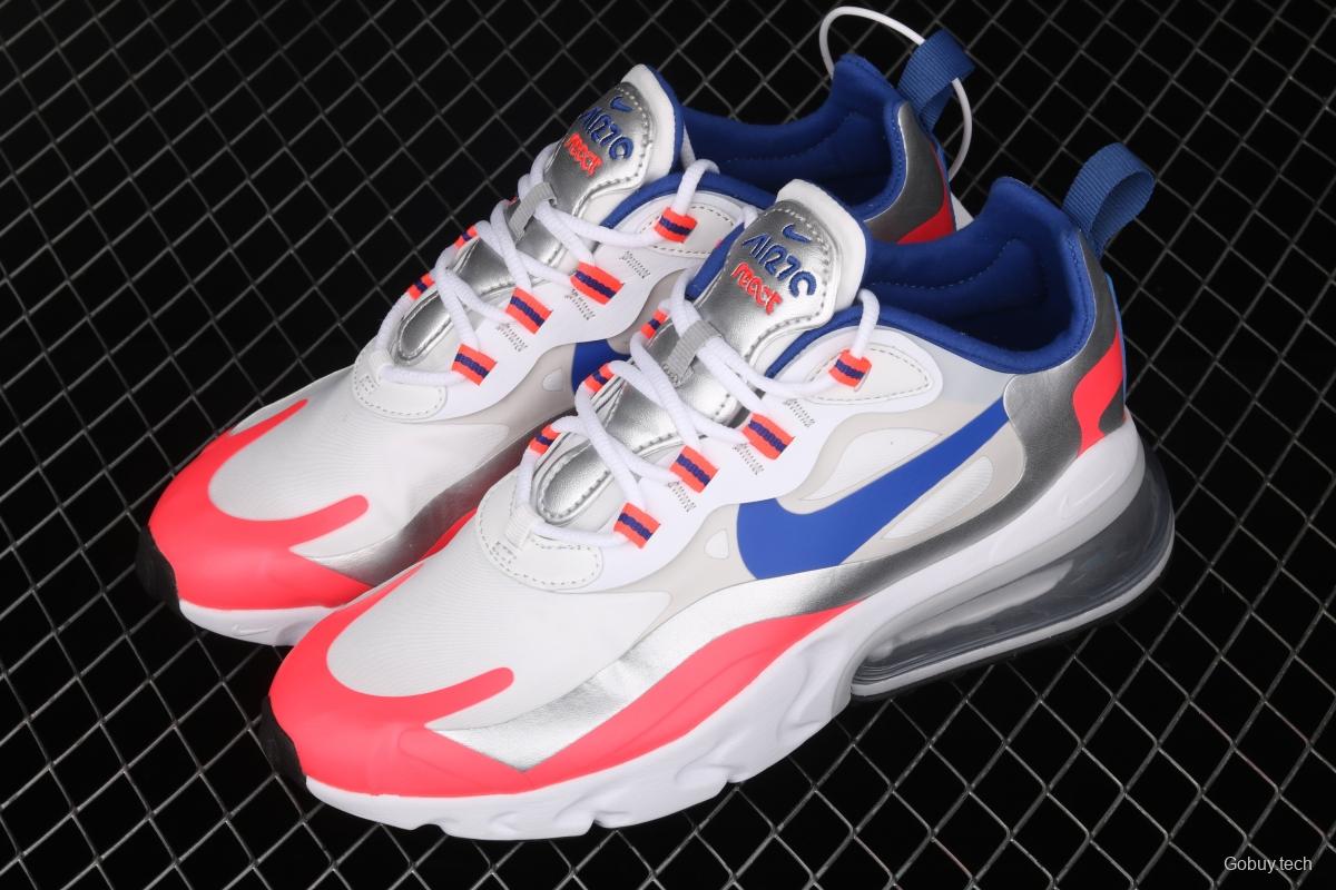 NIKE Air Max 270React new high-frequency mesh function half-palm air cushion cushioning running cloth shoes CW3094-100