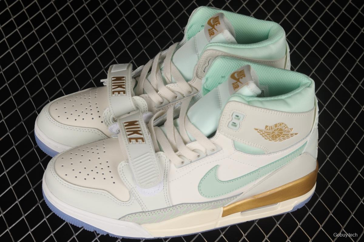 Air Jordan Legacy 312 Top Quality Mint Green Color Matching Velcro 3-in-1 Sneakers DR8486-131