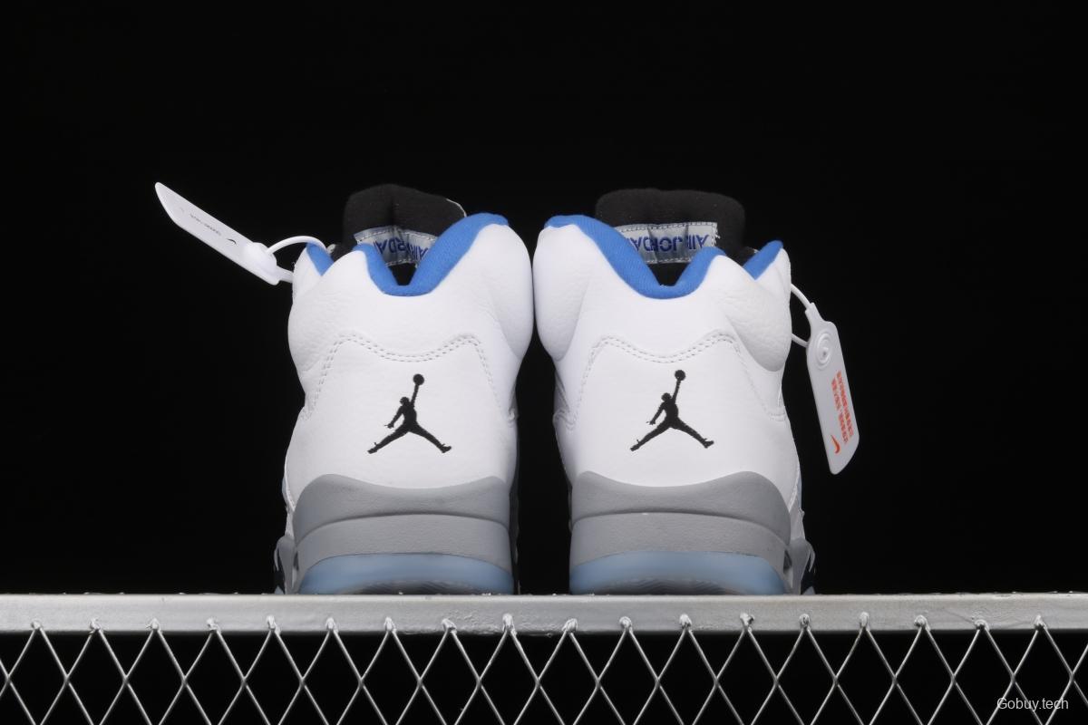 Air Jordan 5 Stealth 2.0 White and Blue DD0587-140