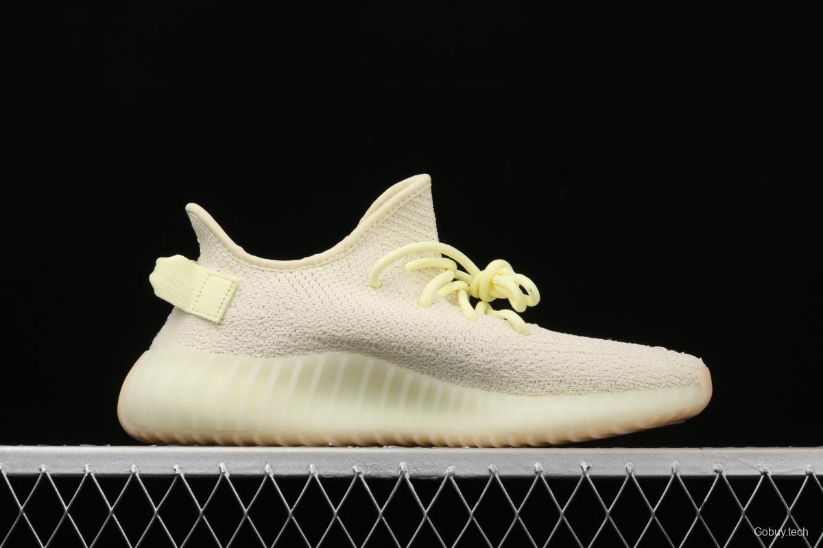 Adidas Yeezy 350V2 Real Boost Basf F36980 Darth Coconut 350 second Generation Cream Yellow BASF Boost original