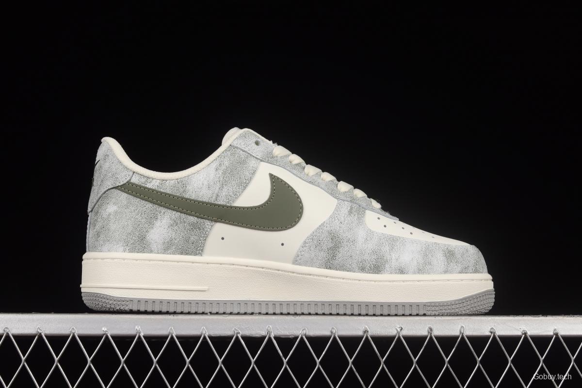 NIKE Air Force 1'07 Low Rock Green Low Top Casual Sneakers BL5866-906