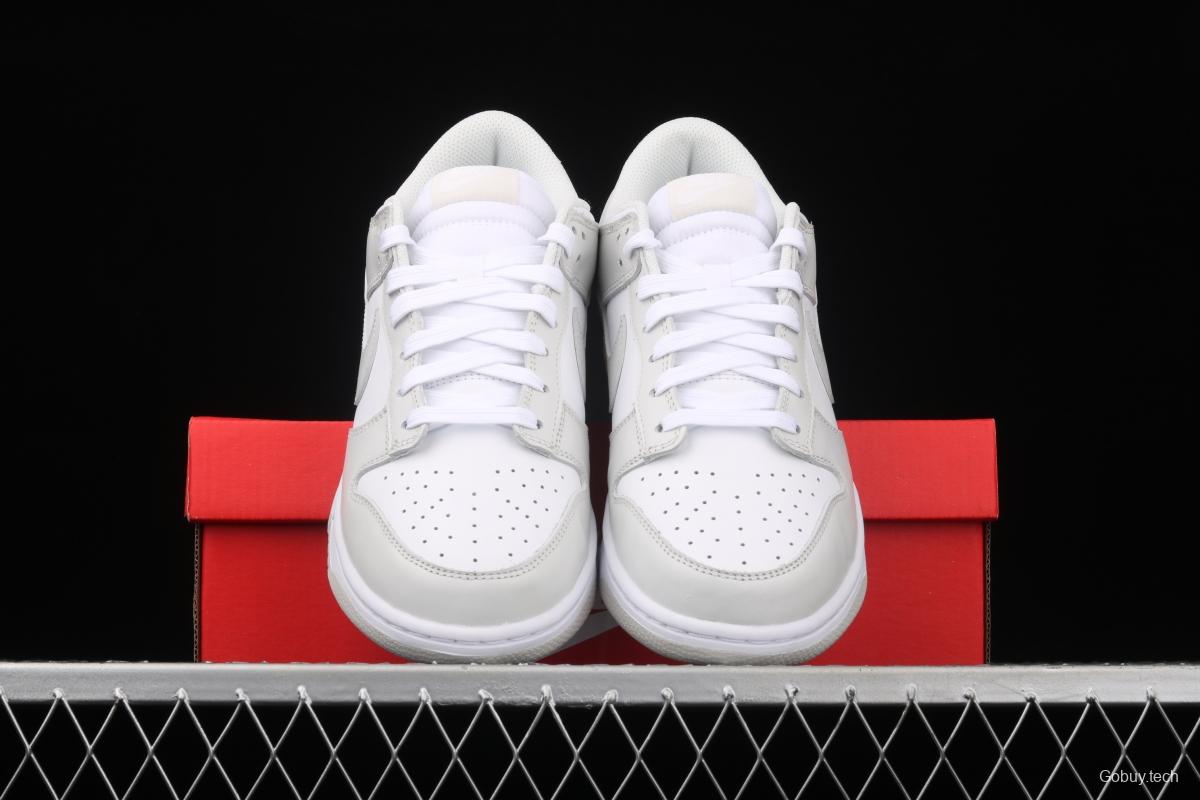 NIKE SB DUNK Low dunk series white light gray color matching low-side leisure sports skateboard shoes DD1503-103