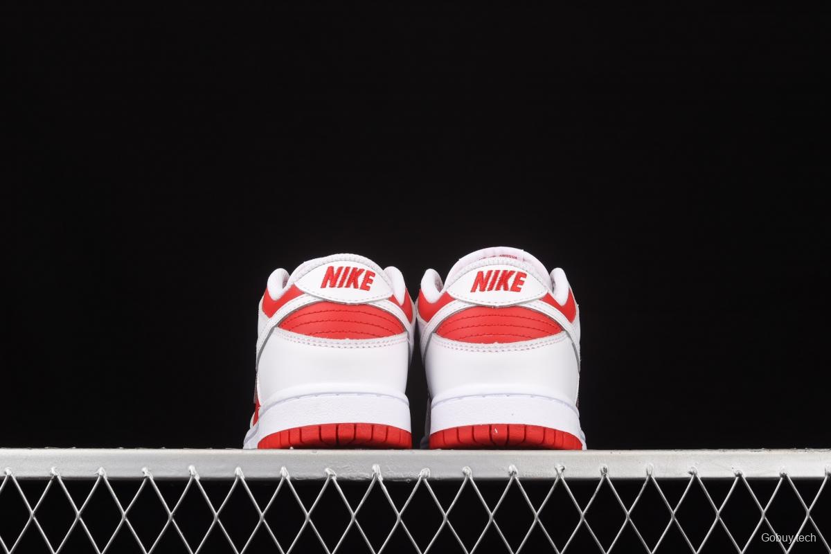 NIKE SB DUNK Retro Low White/University Red University Red Slam Dunk Series low-side leisure sports skateboard shoes CW1590-600