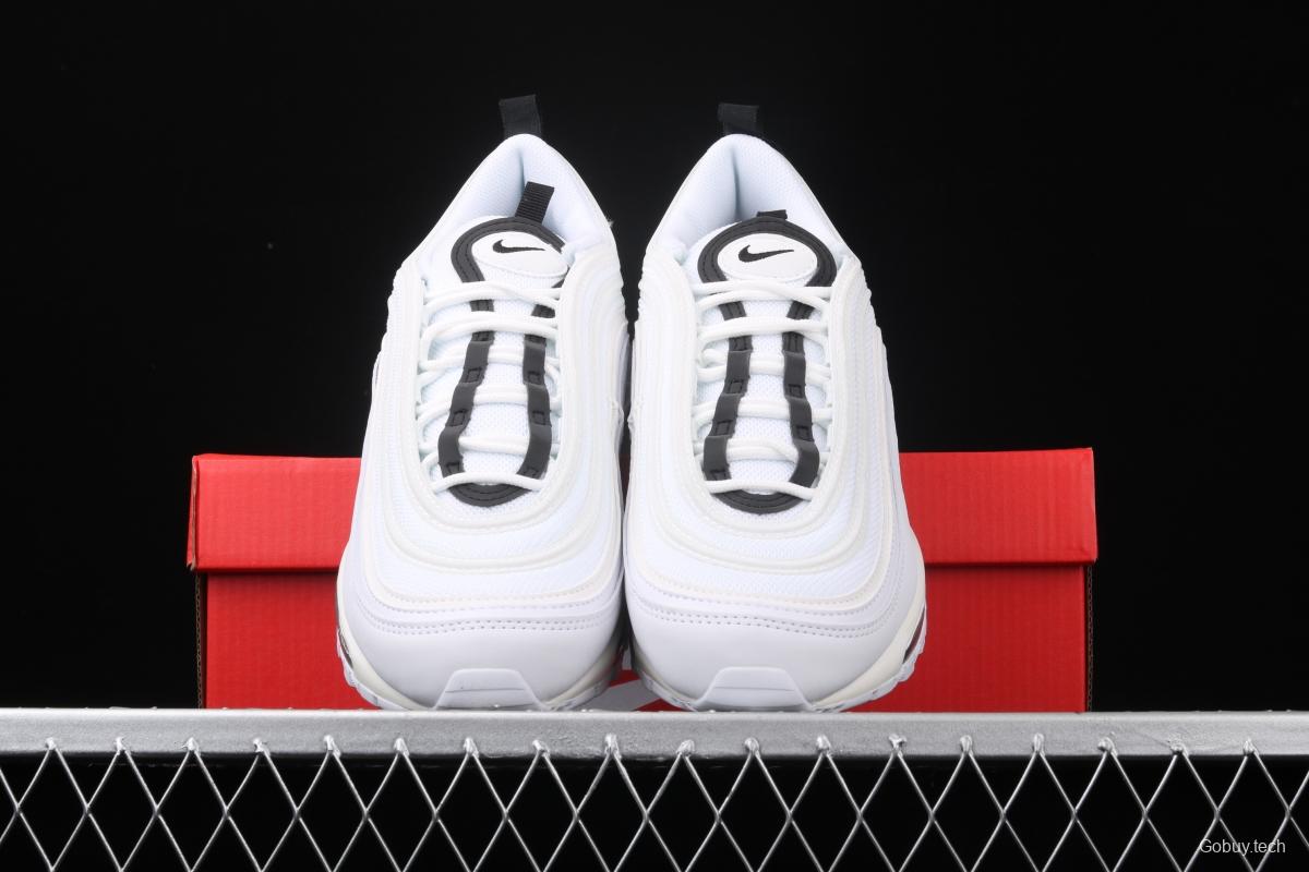 NIKE Air Max 97 Ultra'17 White Black White Rice Black 3M reflection retro leisure sports air cushion jogging shoes 921733-103