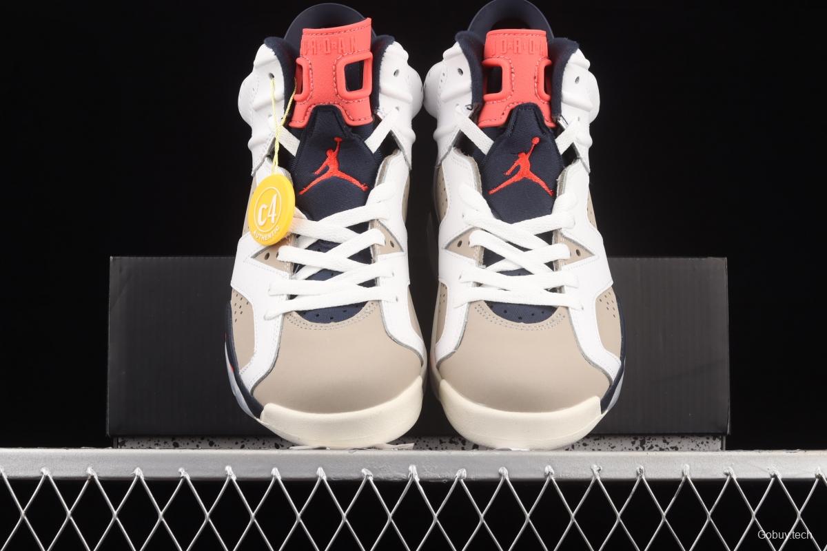 Air Jordan 6 Retro TiNIKEer manuscript infrared 384664-104