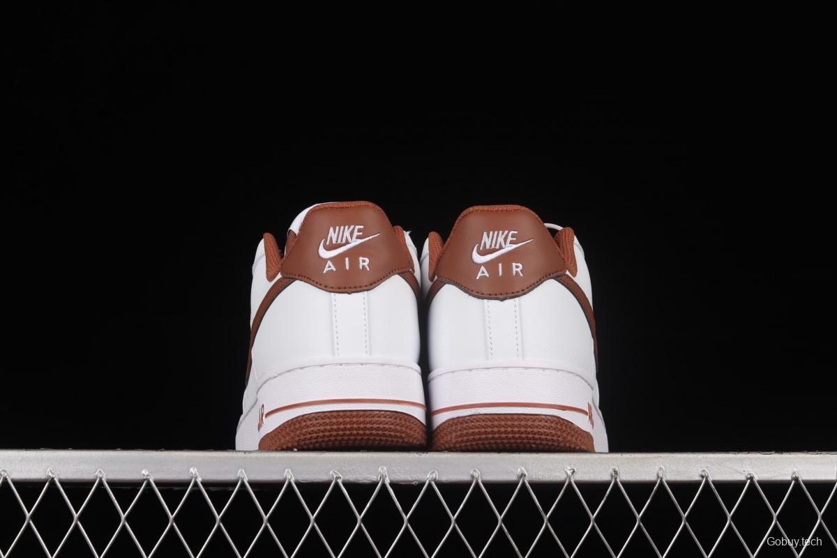 NIKE Air Force 11607 Low Pecan Chocolate Brown low-top casual board shoes DH7561-100