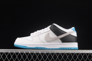 NIKE SB DUNK Low Prm laser blue color SB buckle rebound fashion casual board shoes BQ6817-101