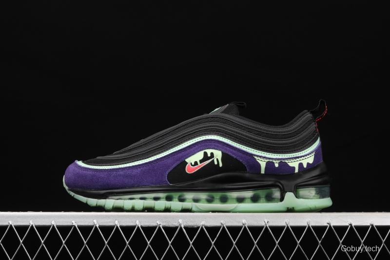 NIKE Air Max 97 Halloween theme bullet air cushion running shoes DC1500-001