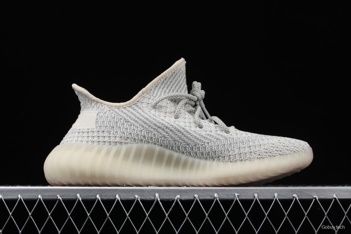 Adidas Yeezy 350 Boost V2 FV3254 Darth Coconut 350 second generation beard white hollowed-out star color