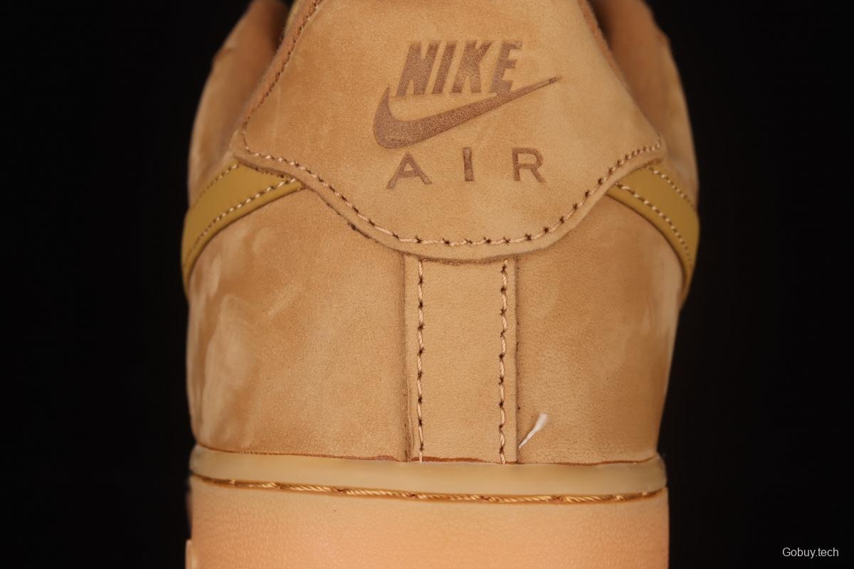 NIKE Air Force 1'07 WB AF1 suede wheat color head low upper board shoes CJ9179-200