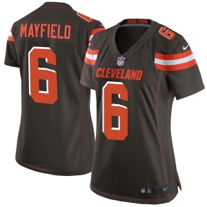 Women's Baker Mayfield Brown Player Limited Team Jersey