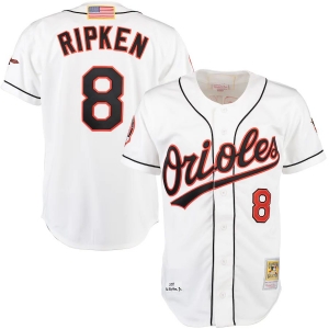 Men's Cal Ripken White Home Throwback Jersey