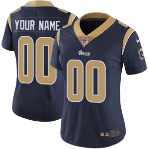 Women's Navy Custom Game Team Jersey