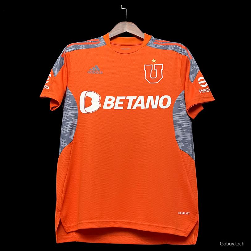 22/23 Chile Universidad De Goalkeeper Orange Jersey