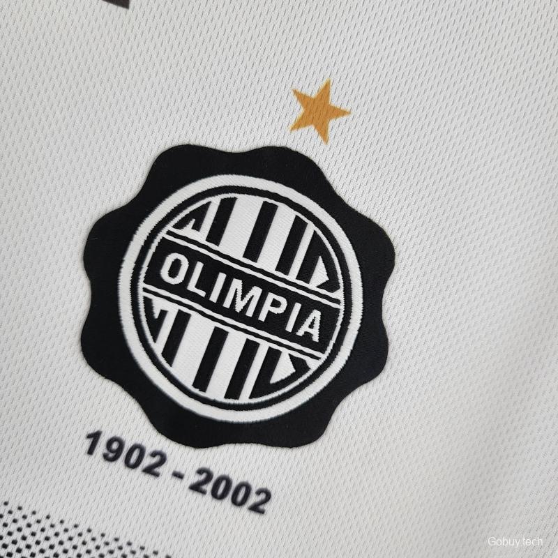 Retro 02/03 Olimpia  Home Soccer Jersey