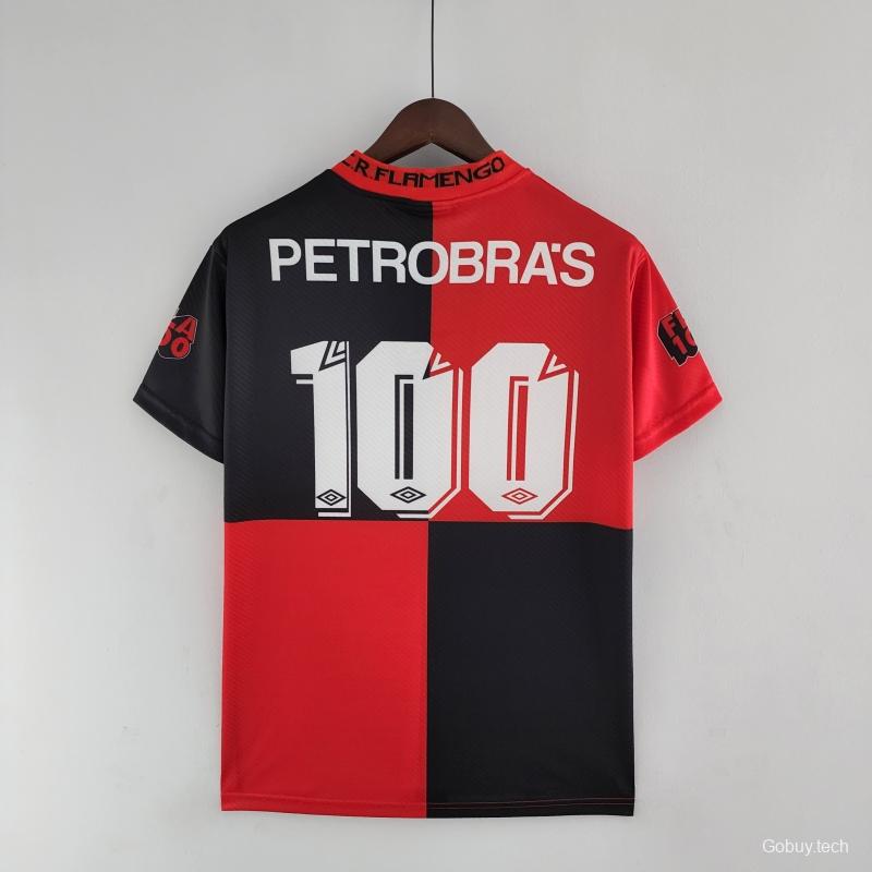 Retro 1994 Flamengo 100th Anniversary Edition Home Soccer Jersey