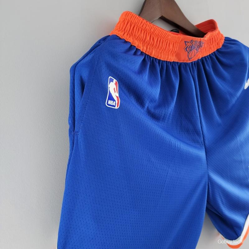 New York Knicks NBA Shorts Blue