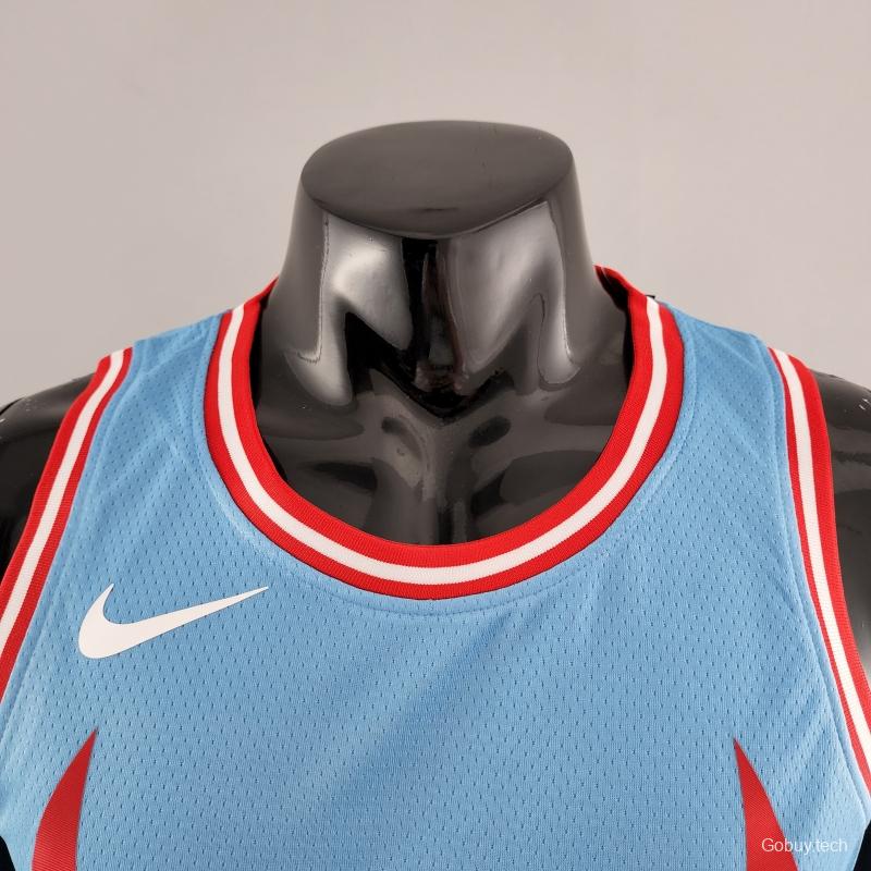 Chicago Bulls ROSE#1 Blue NBA Jersey