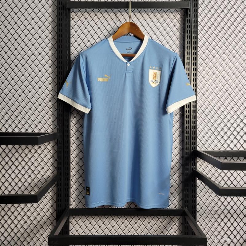 2022 Uruguay Home National Team Soccer Jersey