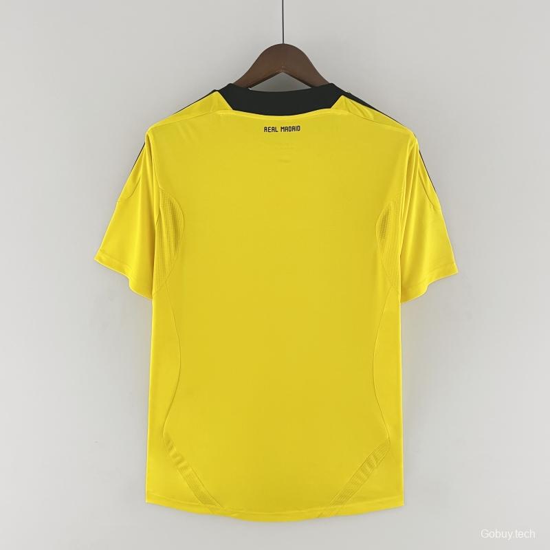 Retro Real Madrid 11/12 Goalkeeper Yellow Jersey