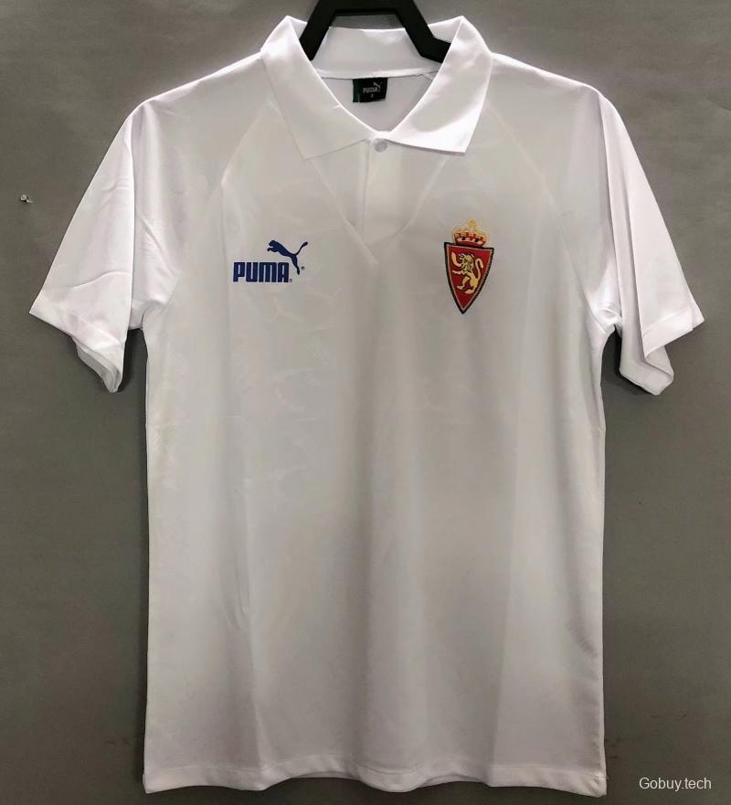 Retro 94/95 Zaragoza Home Soccer Jersey