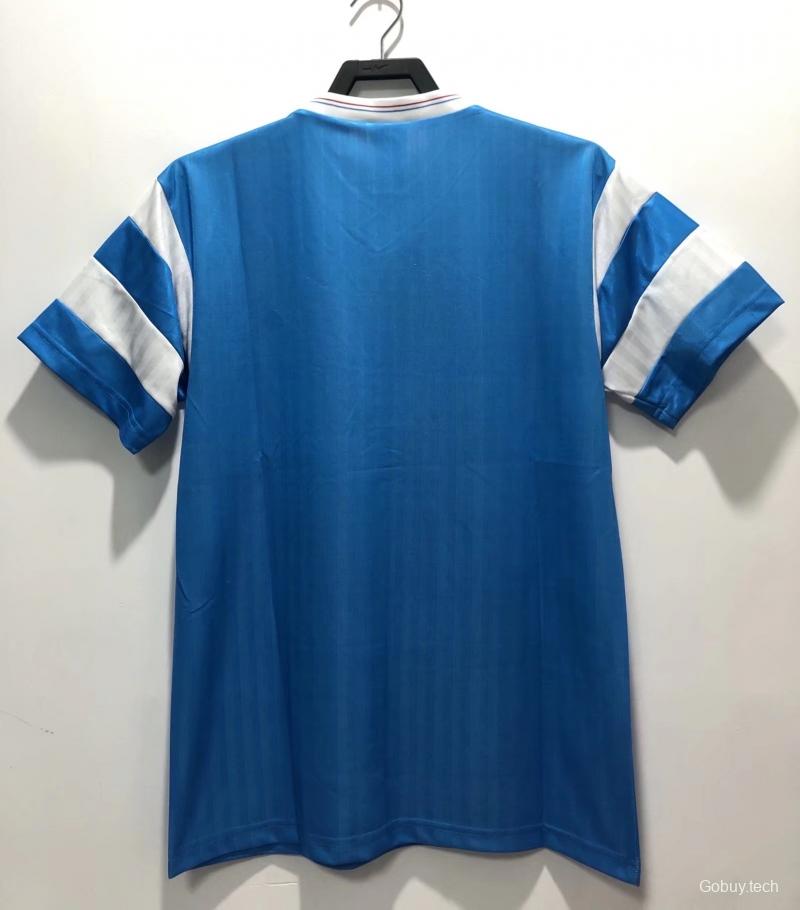 Retro 90/91 Olympique Marseille Away Soccer Jersey