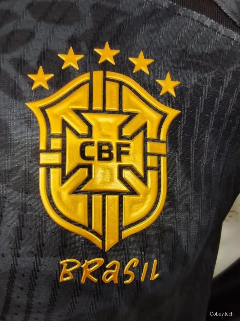 2022 Brazil Black Special Version Soccer Jersey