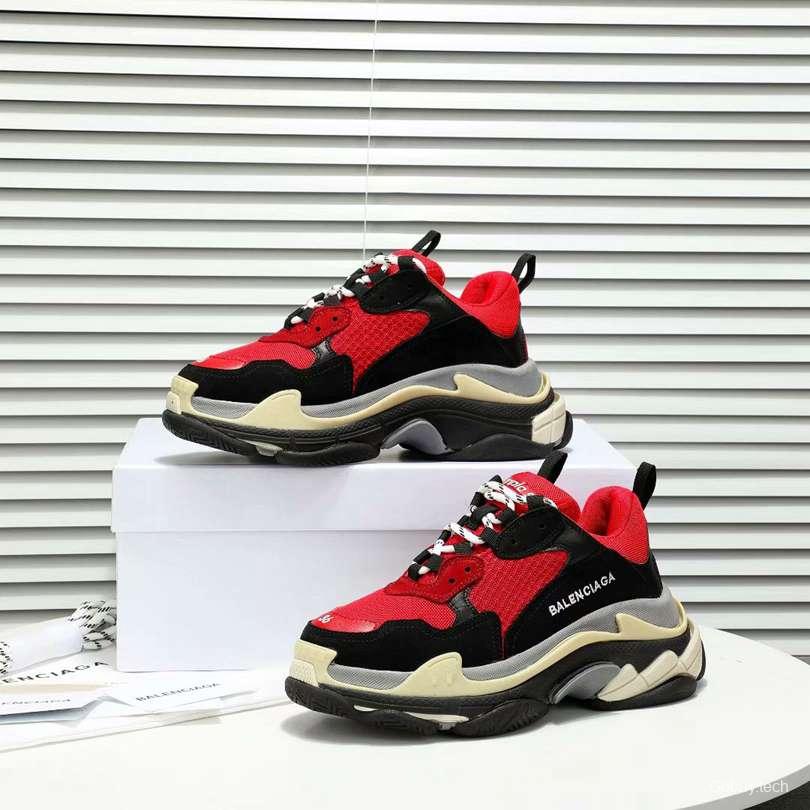 Men/Women Balenciaga Triple S MutiColor Clear Sole 2 Color Sneaker  Item 6380340