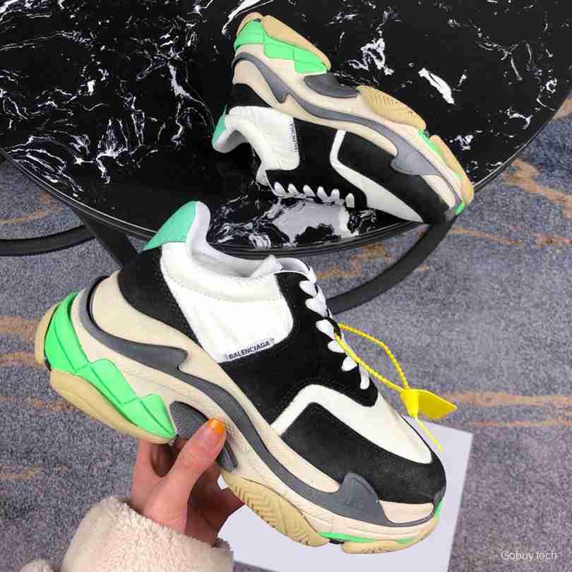 Men Balenciaga Triple-S 2 White/Black Sneaker