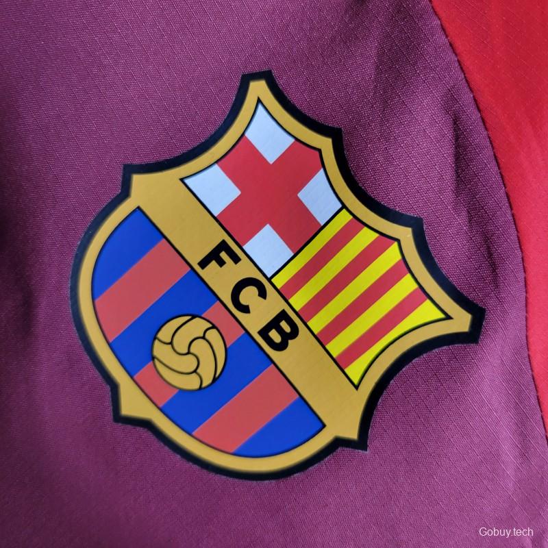 23-24 Barcelona Red Windbreaker