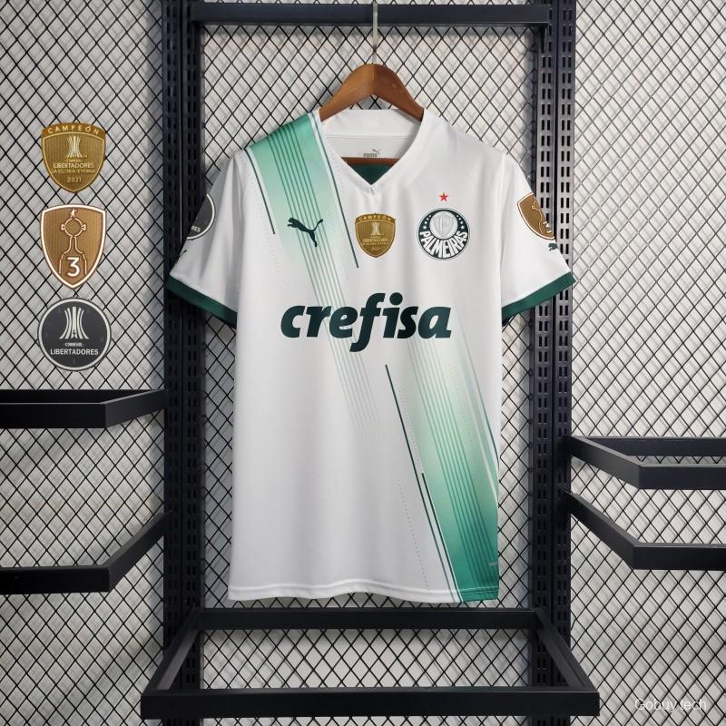 23/24 Palmeiras Away Jersey +With Full Sponsors+Patches