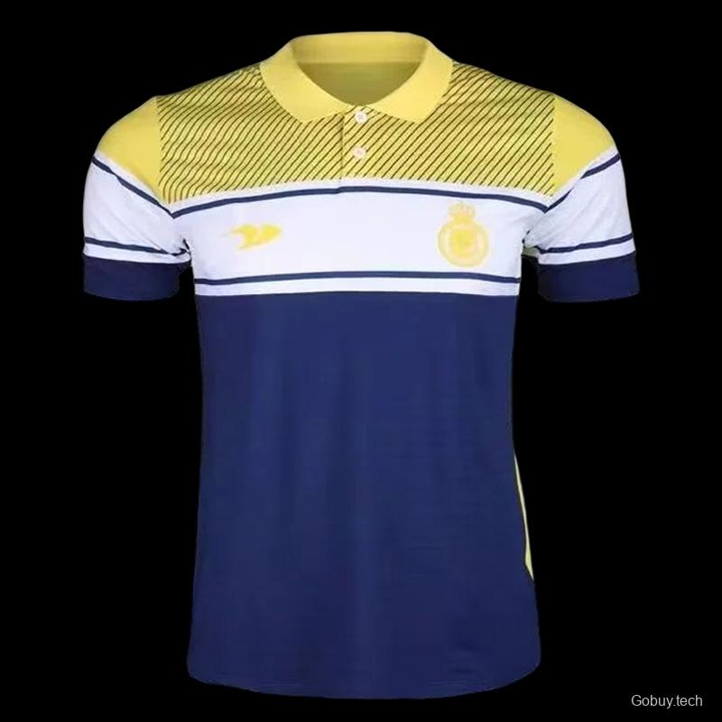 22-23 Al-Nassr Blue Yellow Polo Shirts