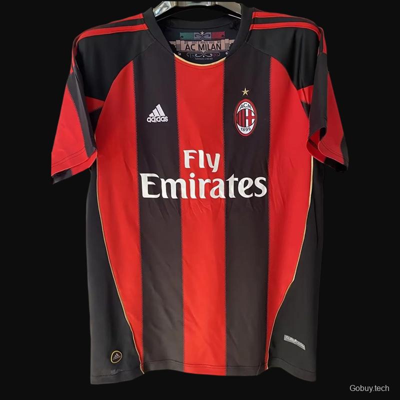 Retro 10/11 AC Milan Home Jersey