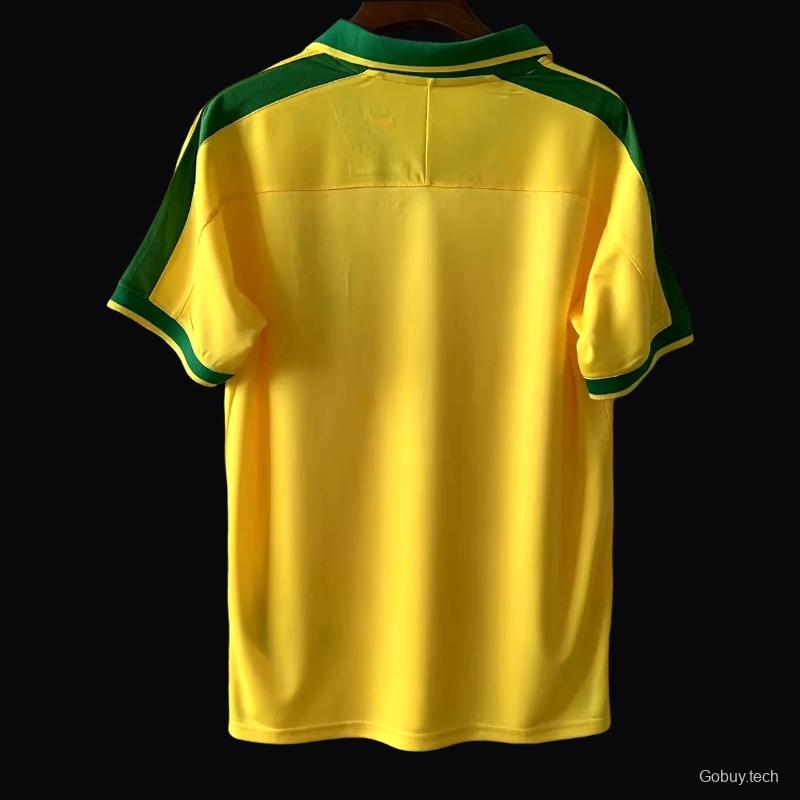 Retro 1997 Brazil Home Jersey