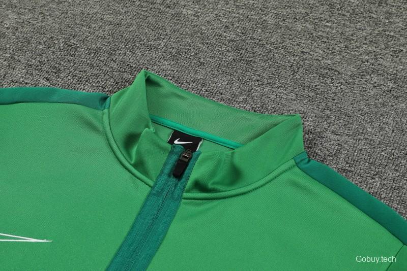 23/24 Nike Green Full Zipper Jacket+ Pants