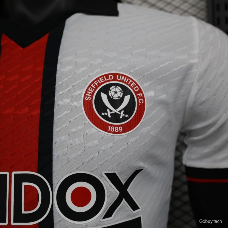 Player Version 23/24 Sheffield United Away White Jersey