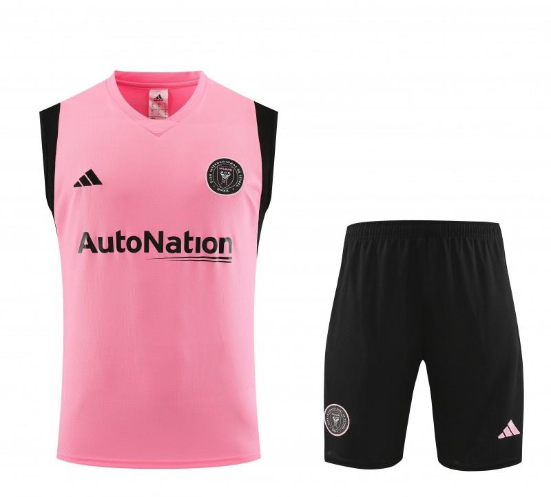 23-24 Inter Miami Pink Vest Jersey+Shorts