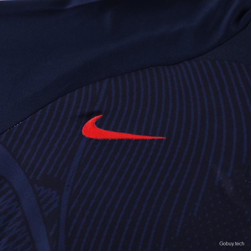 2024 Nike Navy Half Zipper Jacket+Pants