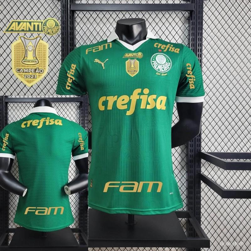 Player Version 24/25 Palmeiras Home Jersey+ All Sponsored