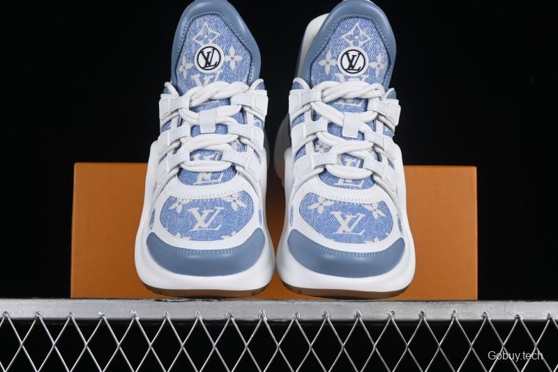 Louis Vuitton Archlight Sneakers with Wave-shaped Sole and Oversized Tongue - MBJ0