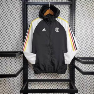 24/25 Flamengo Black/White Windbreaker